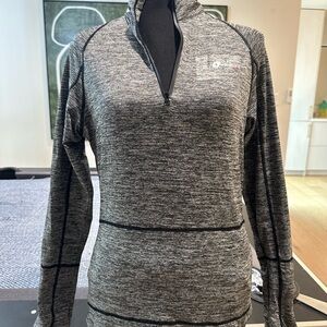 Charcoal Heather Women's Quarter-Zip Pullover
